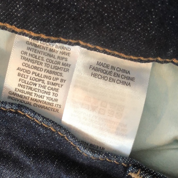 LUCKY BRAND Women’s SWEET Mid-Rise Straight 20x35 Dark Wash Jeans NWT - Picture 13 of 13